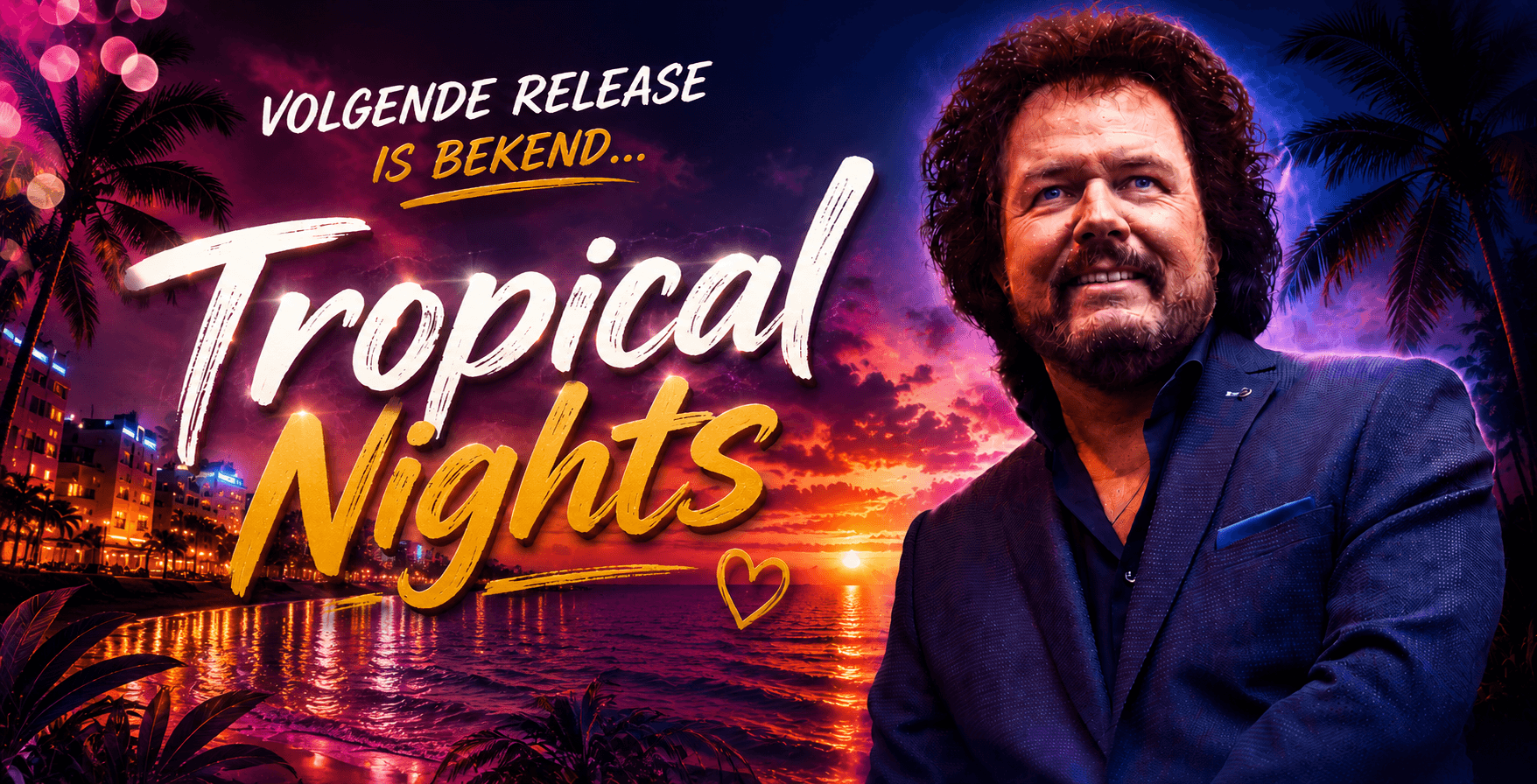 René le Blanc start morgen met clipopnames voor 'Tropical Nights'! - René le Blanc nieuws