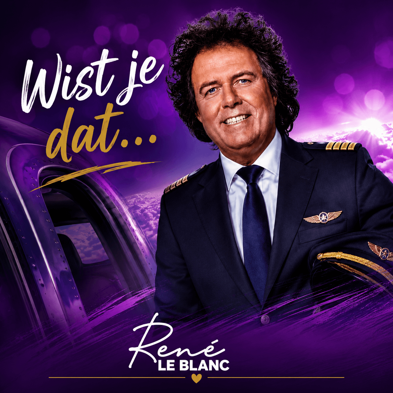 René le Blanc in de flight simulator
