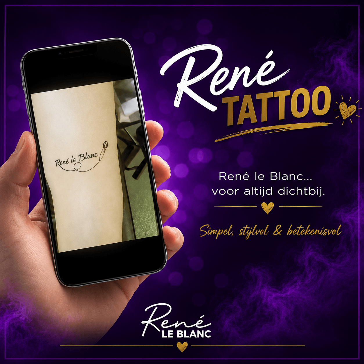Fan-post – de beroemde René le Blanc tattoo